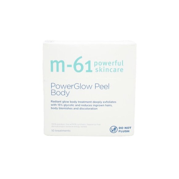 m-61 Powerful Skincare Power Glow Peel Body 10 Treatments New Sealed - Picture 2 of 8